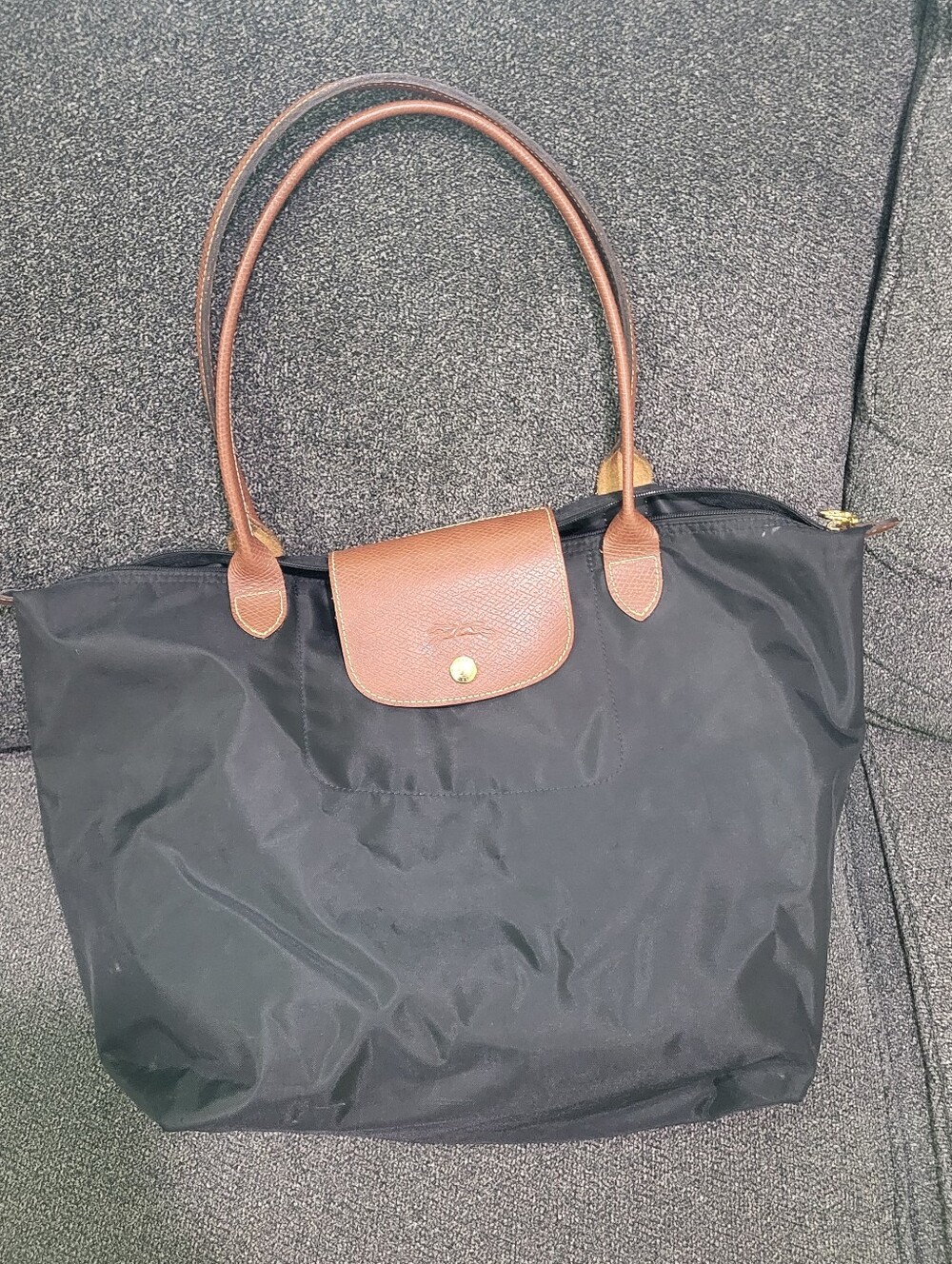 Longchamp Le Pliage Women's Tote Bag Medium Original Black